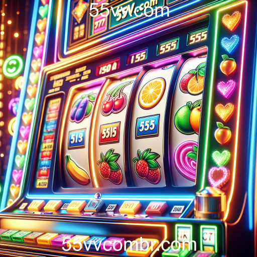 Máquinas Slots: O Encanto das Rodadas e Ganhos no 55vv.com
